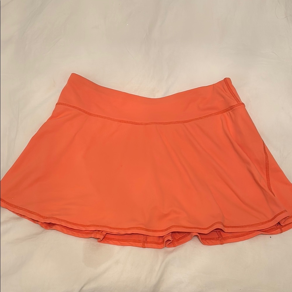 Orange (coral) tennis skirt Size M